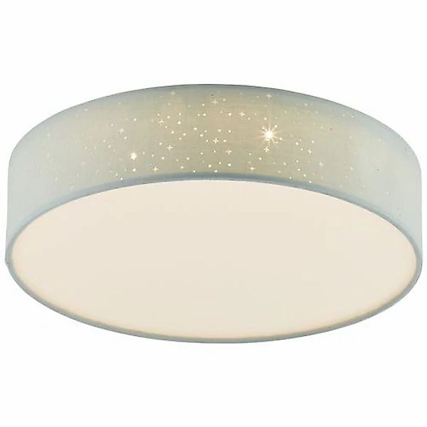 Brilliant Deckenleuchte »Baska«, 1 flammig, Ø 38 cm, Stoffschirm Sternenhim günstig online kaufen