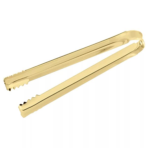 Sambonet Paderno Bar Utensils - Edelstahl / PVD Gold Eiszange 16 cm günstig online kaufen