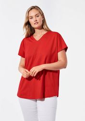 GOLDNER T-Shirt Shirt mit V-Ausschnitt (CURVY, günstig online kaufen