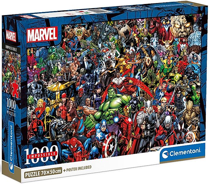 Clementoni® Puzzle Impossible, Marvel Universe Compact, mit neuer Compact B günstig online kaufen