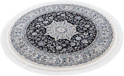 carpetfine Teppich "Nain Diane" rund 8 mm Höhe Kurzflorteppich, Orient Look günstig online kaufen