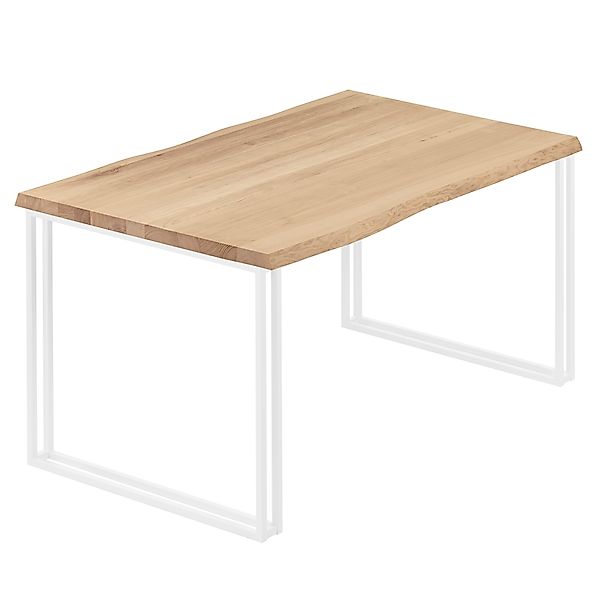 LAMO Manufaktur Baumkantentisch Frame Esstisch Massivholz günstig online kaufen