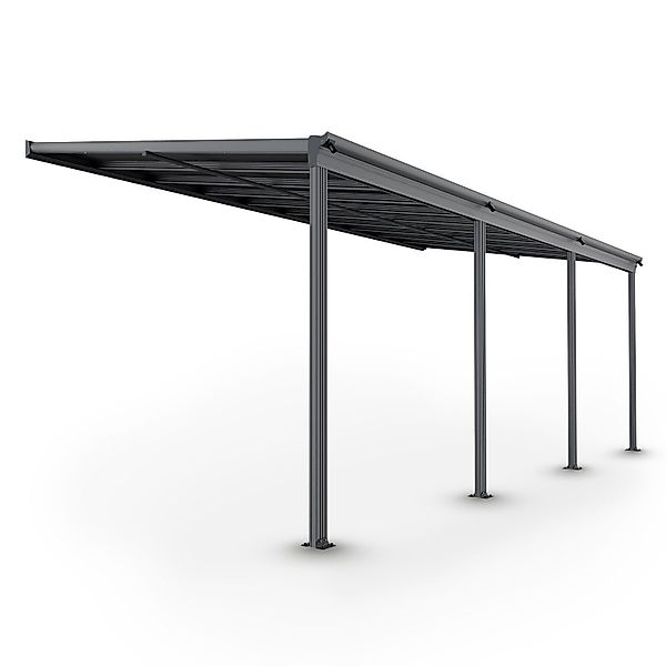Juskys Terrassendach Borneo, 6x3 m, Regen- günstig online kaufen