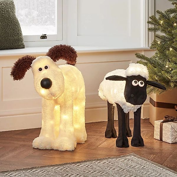 Shaun the Sheep™ und Gromit™LED Figuren außen günstig online kaufen