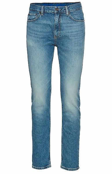 HUGO Blue Slim-fit-Jeans "Ash", mit Stone-washed-Finish günstig online kaufen