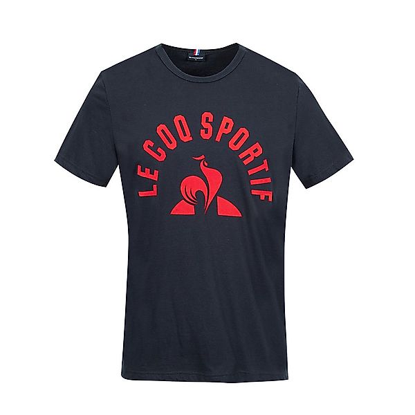 Le Coq Sportif Bat N°2 Kurzärmeliges T-shirt XS Sky Captain / Tech Red günstig online kaufen