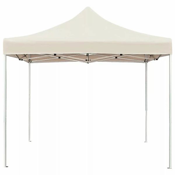 vidaXL Profi-Partyzelt Faltbar Aluminium 2x2 m Creme günstig online kaufen