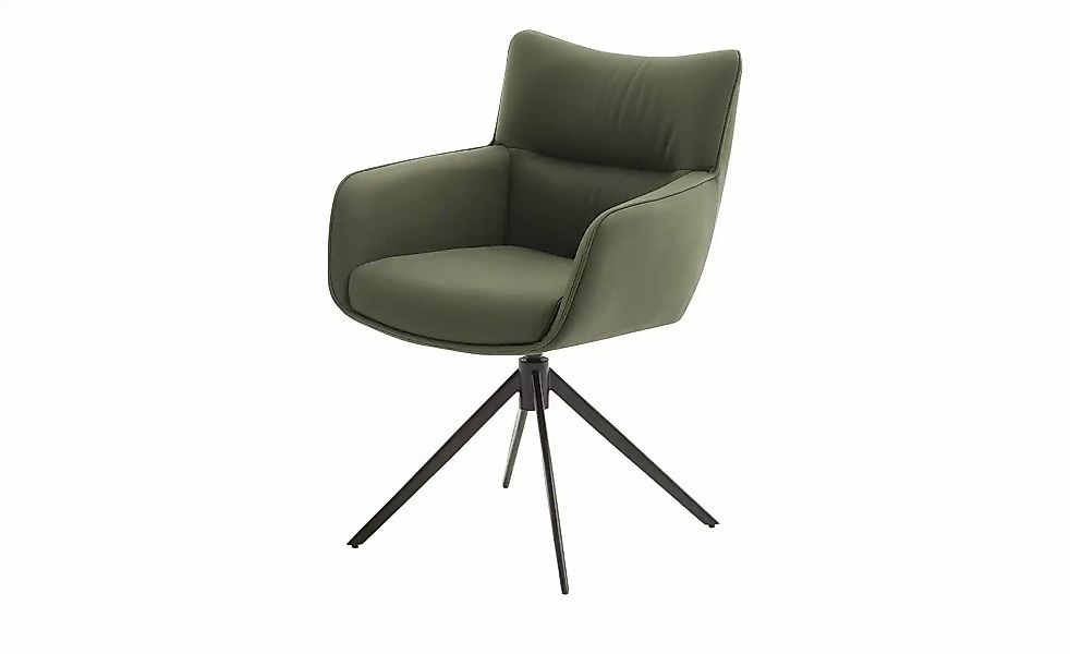 Armlehnstuhl  drehbar Remona ¦ grün ¦ Maße (cm): B: 61 H: 88 T: 62.0 Stühle günstig online kaufen