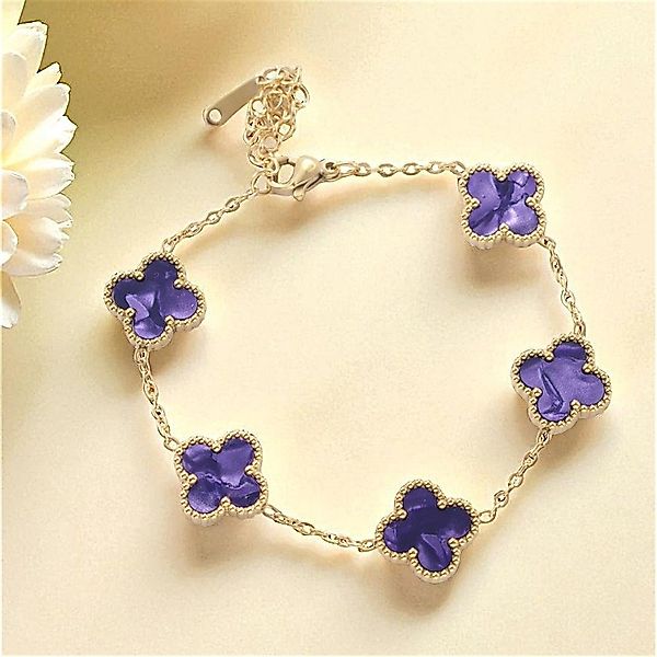 Medusa Accessoires Armband Kleeblatt Lilly Armband günstig online kaufen