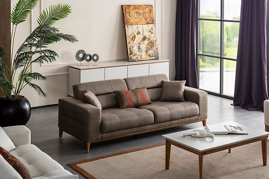 JVmoebel 3-Sitzer Luxus Wohnzimmer Sofa Dreisitzer Couch Modern Polstersofa günstig online kaufen