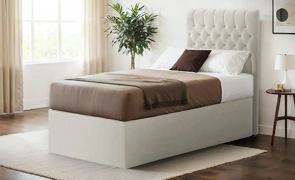 Boxbett mit Bettkasten Belek ¦ beige Betten > Komfortbetten - Höffner günstig online kaufen