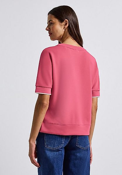 STREET ONE T-Shirt im Silk-Look, mit Rundhals, halbarm günstig online kaufen