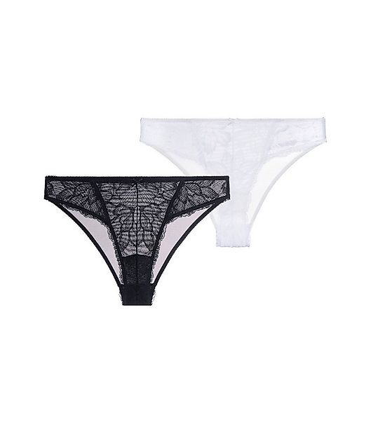 Dorina Brasilslip Perfect Lace (2er Pack) bequem, transparent, mit Schleife günstig online kaufen