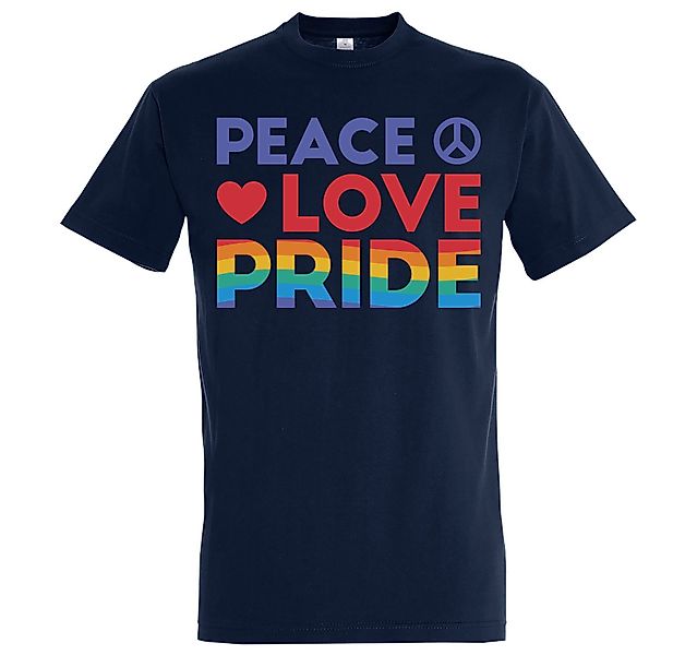 Youth Designz T-Shirt Peace Love Pride günstig online kaufen