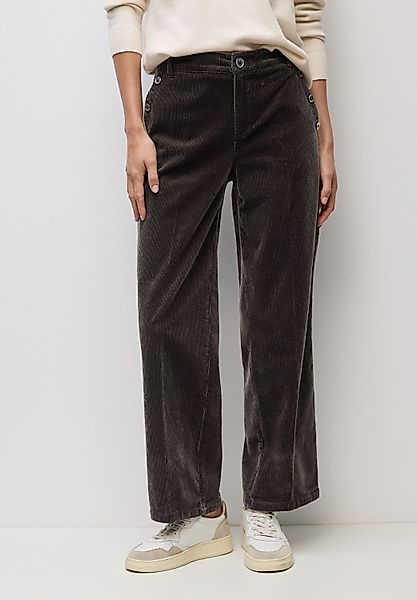 STREET ONE Cordhose Elastikbund mit Tunnelzug günstig online kaufen