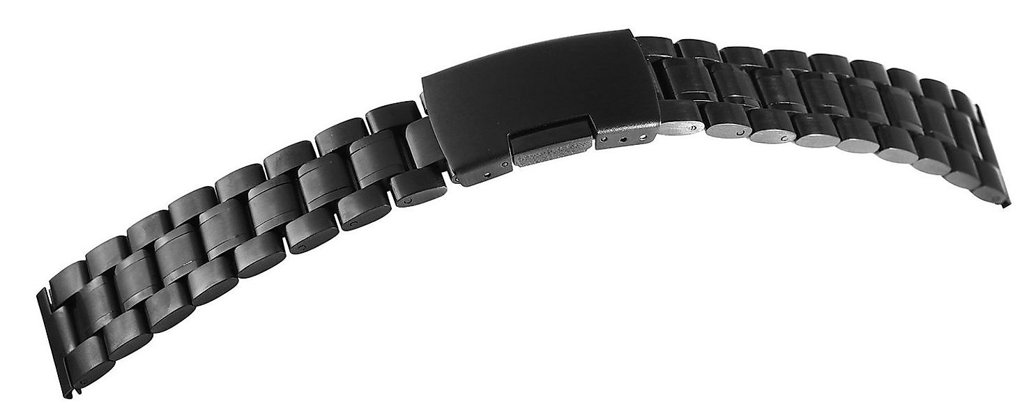 Engelhardt Uhrenarmband MB0019 Edelstahl-Uhrenarmband, schwarz, 18 mm - 26 günstig online kaufen