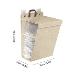 REDOM Wäschekorb Wäschesammler faltbar Hängender Wäschebehälter günstig online kaufen