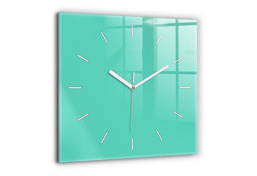 Tulup Wanduhr Wanduhr Modernistische Glaswanduhr 60x60cm Uhr aus gehärtetem günstig online kaufen