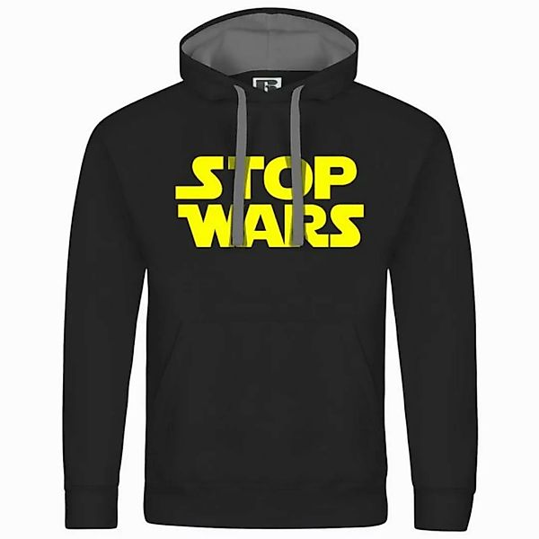 deinshirt Kapuzenpullover Herren Kapuzenpullover Stop Wars Mit Print Motiv, günstig online kaufen