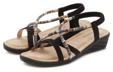 Vivance Sommerschuh Sandale mit dezenten Schmuckelementen, günstig online kaufen