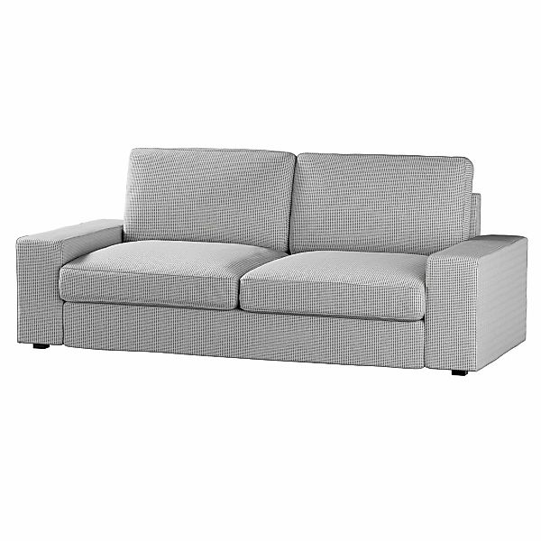 Bezug für Kivik 3-er Bettsofa, schwarz-beige, Kivik 3-er Bettsofabezug, Liv günstig online kaufen