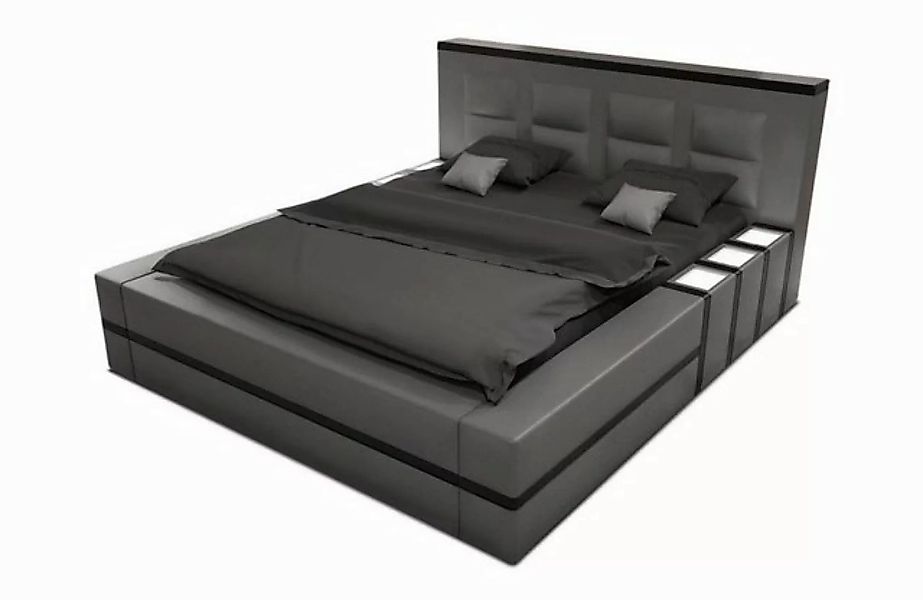 Sofa Dreams Boxspringbett Asti Bett Kunstleder Premium Komplettbett mit LED günstig online kaufen