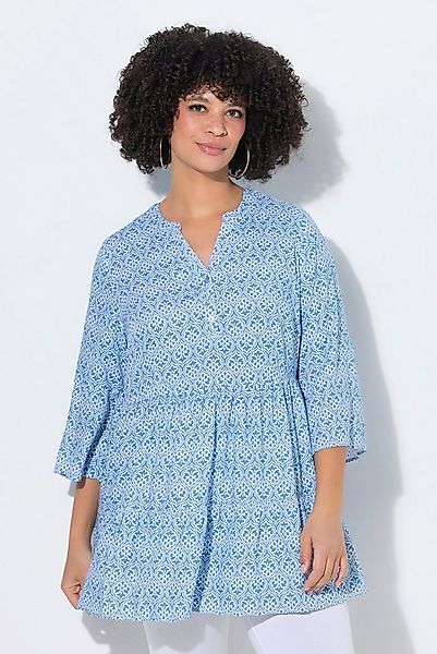 Angel of Style Tunika Longtunika A-Linie Ornament-Muster 3/4-Ärmel günstig online kaufen