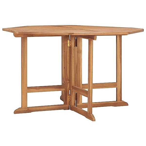 vidaXL Garten-Esstisch Klappbar 110x110x75 cm Massivholz Teak 318480 günstig online kaufen