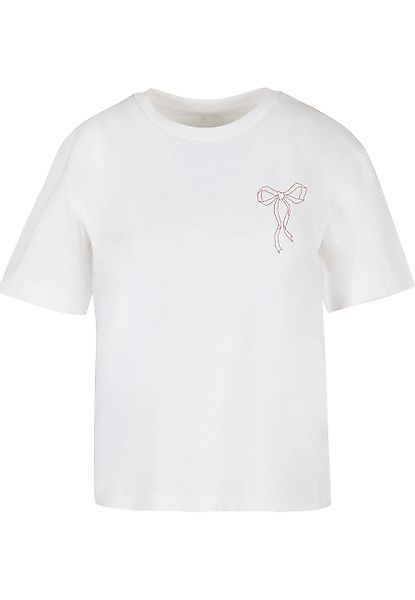 Miss Tee T-Shirt "Miss Tee Bow Oneliner Tee" günstig online kaufen