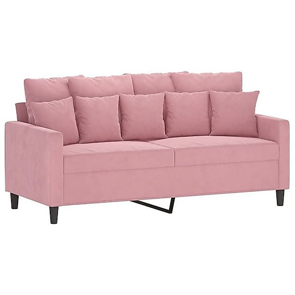 vidaXL Sofa, 2-Sitzer-Sofa Rosa 140 cm Samt günstig online kaufen