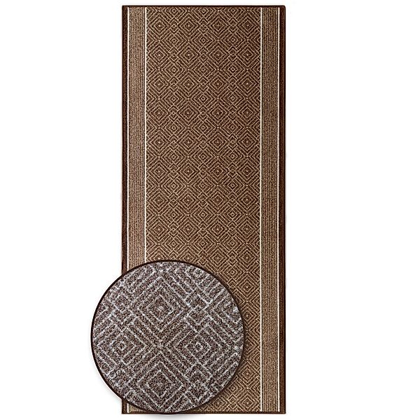 Karat Teppich Läufer Olymp, Modernes Rauten-Design, günstig online kaufen