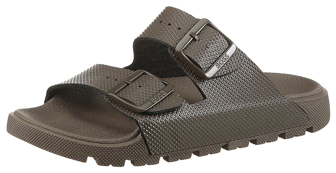 BOSS Surfley_Sand Badepantolette Sommerschuh, Hausschuh, Schlappen mit Schn günstig online kaufen