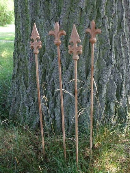 Deko-Impression Gartenstecker 4 Stück Rankstäbe Rankhilfe günstig online kaufen