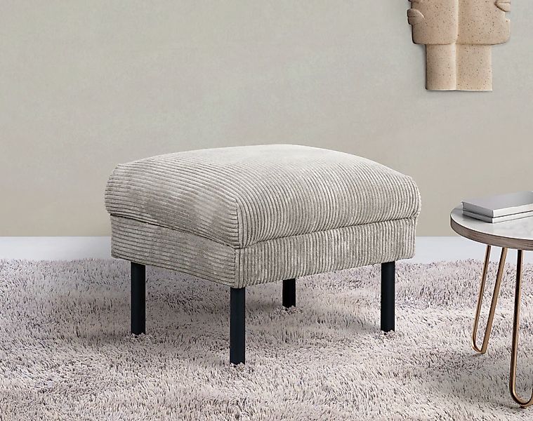 Home affaire Hocker "Lillibeth Polsterhocker, Sitzhocker, Maße B/T/H: 64/50 günstig online kaufen