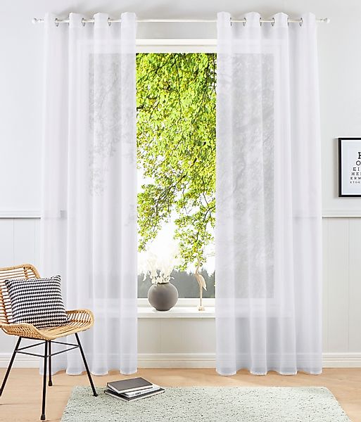 my home Gardine XANA mit Ösen, günstig online kaufen