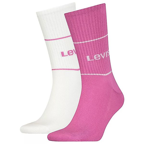 Levi´s ® Short Cut Logo Sport Socken 2 Paare EU 35-38 Dahlia Purple günstig online kaufen