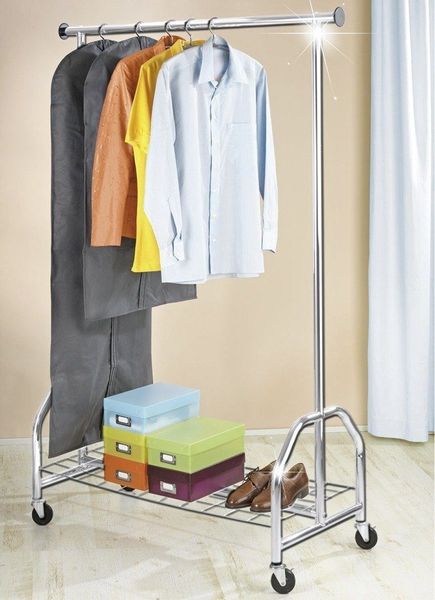 WENKO Garderobenständer Kleiderständer Profi verchromt, (1 günstig online kaufen