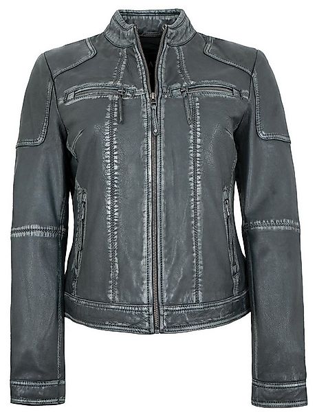 Jilani Lederjacke Cathy-2 Jilani - Damen Lederjacke Bikerjacke Lammnappa an günstig online kaufen