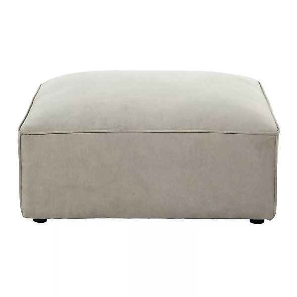 Pouf per divano beige modulabile in tessuto günstig online kaufen