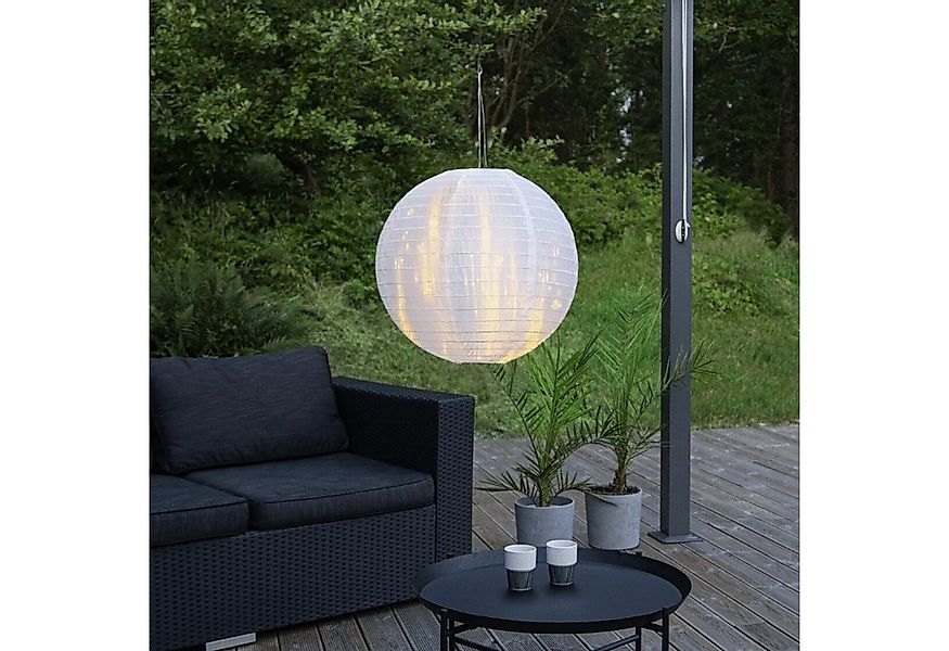 STAR TRADING LED Lampion Lampion Lampenschirm rund D: 40cm weiß für Hängefa günstig online kaufen