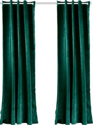 my home Vorhang "Velvet uni" Multifunktionsband 2 Stk. tlg. Samt, 2-er Set, günstig online kaufen