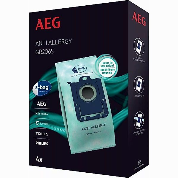 Ersatzbeutel Für Staubsauger Aeg Gr206s 4 Uds günstig online kaufen