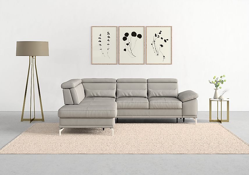 sit&more Ecksofa Cabrio L-Form, mit Sitztiefenverstellung, günstig online kaufen