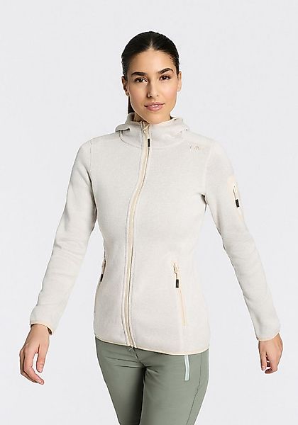 CMP Strickfleecejacke KNITTED MELANGE HOODY WOMAN HOODY JACKET Ünbergangsja günstig online kaufen