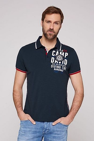 CAMP DAVID Poloshirt mit Kontrastnähten günstig online kaufen