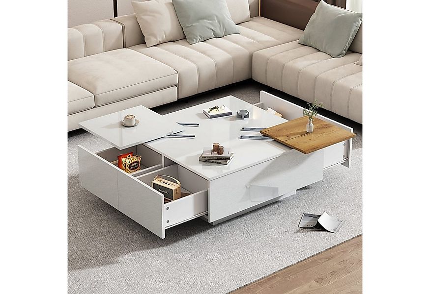 STILVORA Couchtisch mit verschiebbare Tischplatte,Wohnzimmertisch Sofatisch günstig online kaufen