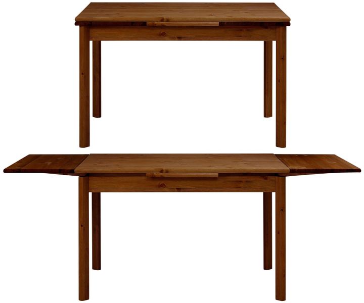 Home affaire Esstisch "Tirza" aus massiver Kiefer, FSC zertifiziert, mit Au günstig online kaufen