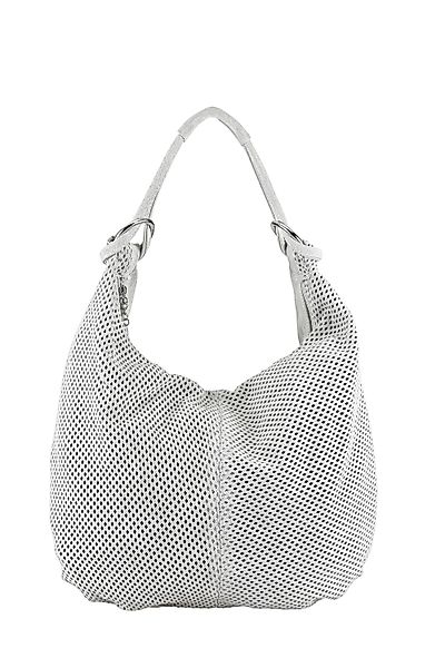 COLLEZIONE ALESSANDRO Schultertasche "Midnight Luxe", aus Leder mit Laser-L günstig online kaufen
