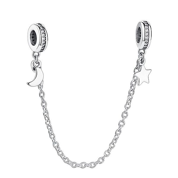 PANDACHARMS Bead Mond und Stern Sicherheitskette günstig online kaufen