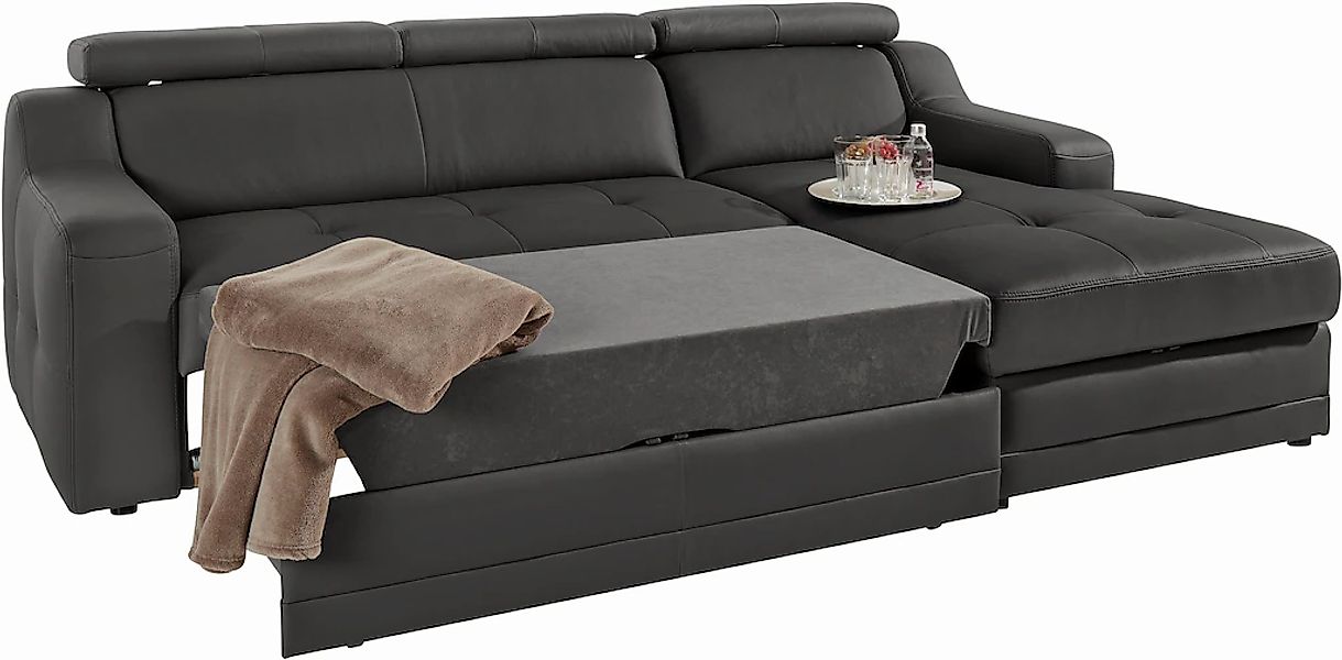 exxpo - sofa fashion Ecksofa "Lotos, bequem und funktionell, L-Form", mit K günstig online kaufen